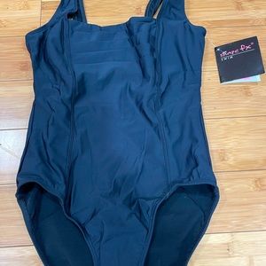 Navy blue swimsuit